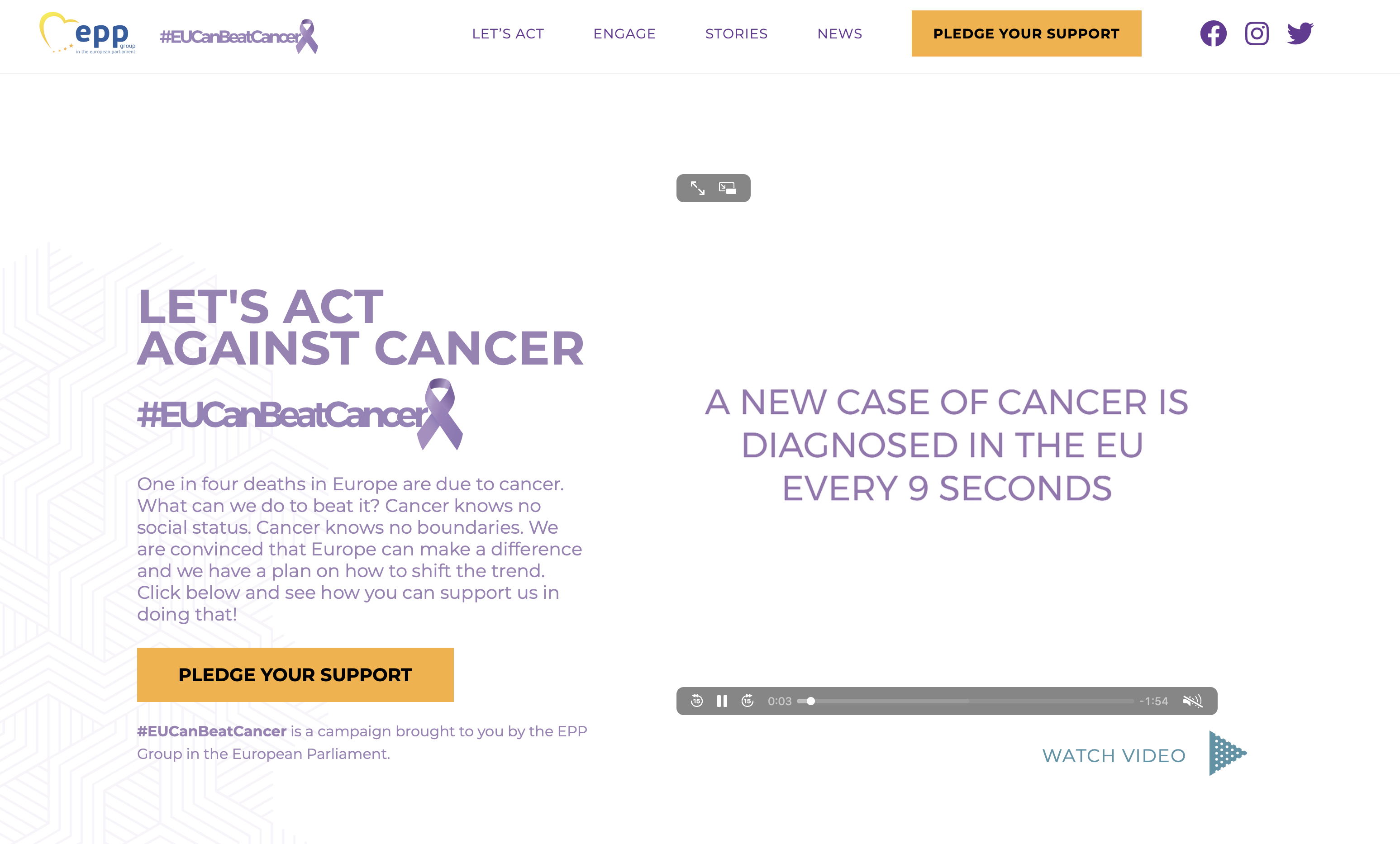 The European Parliament launches a new committee on cancer