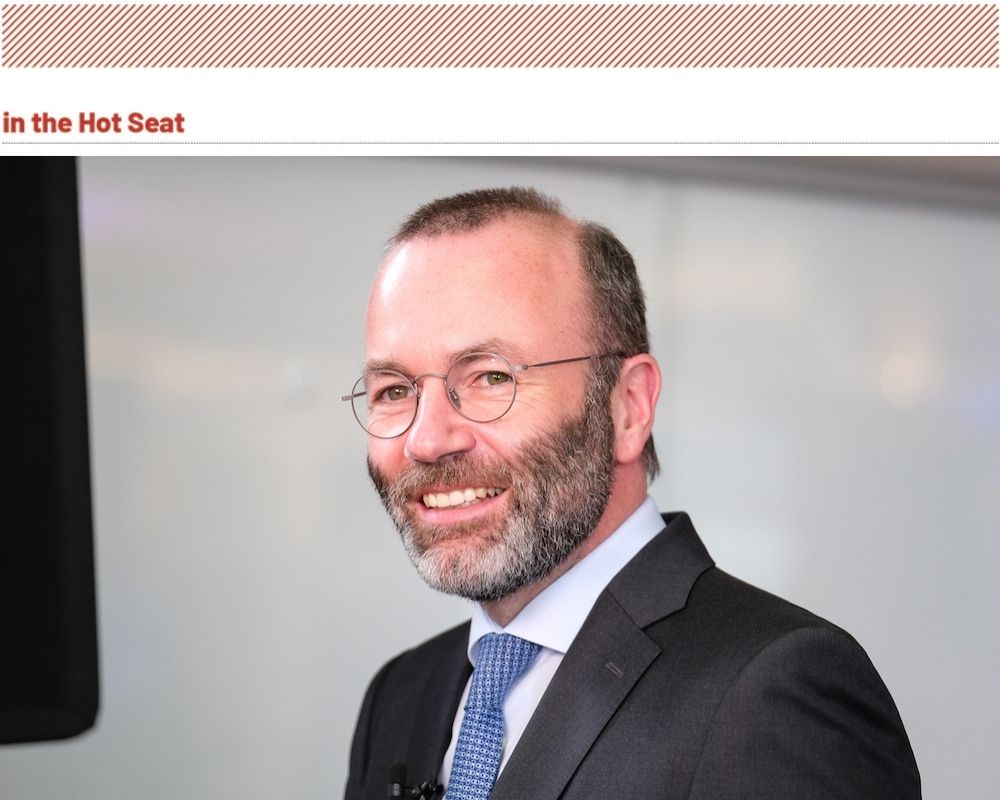 Manfred Weber – chair of the European Parliament EPP group
