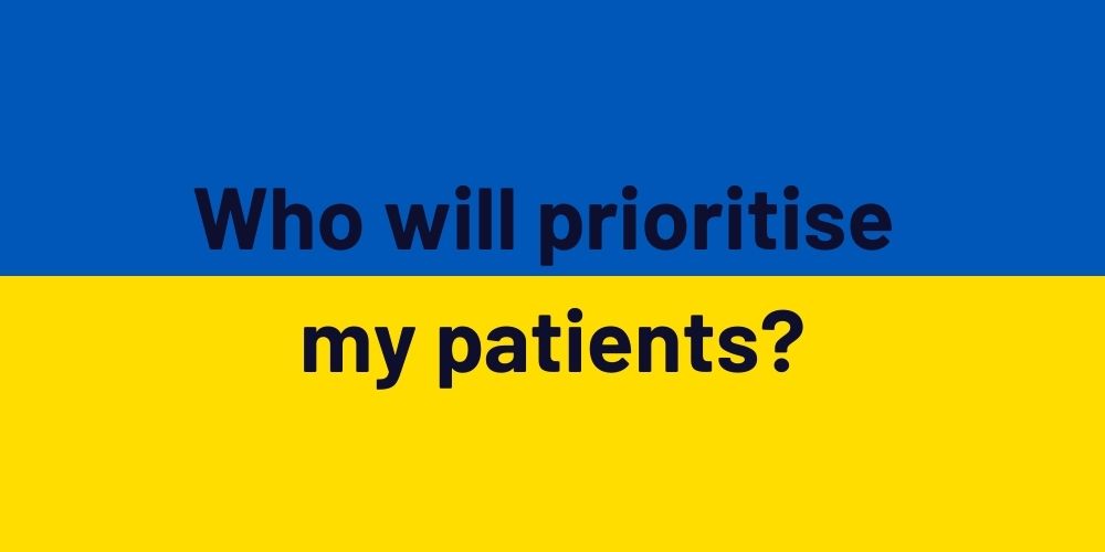 Message from a Ukrainian oncologist: Please prioritise my patients ‒ if you don’t who will?