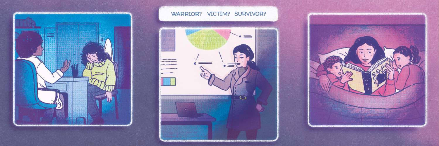 Hero? Survivor? Using the right words matters, but it’s not always straightforward