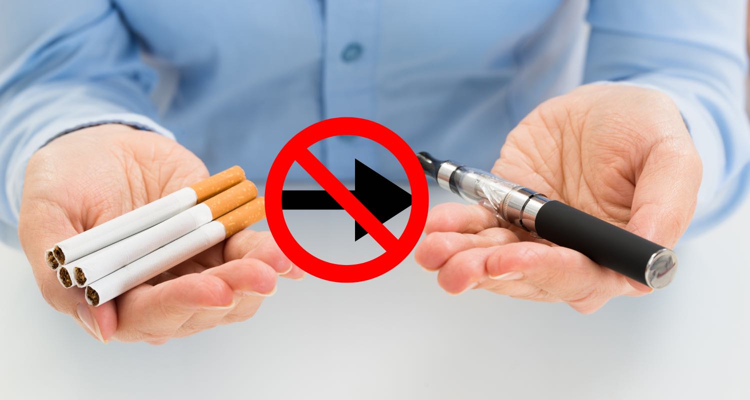 Use of e-cigarettes after quitting smoking increases lung cancer risk